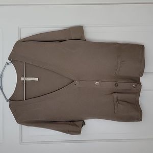 Fossil Tan Cardigan Size M